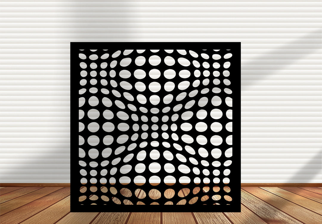 Square Metal Decorative Panel, Indoor & Outdoor - SD25