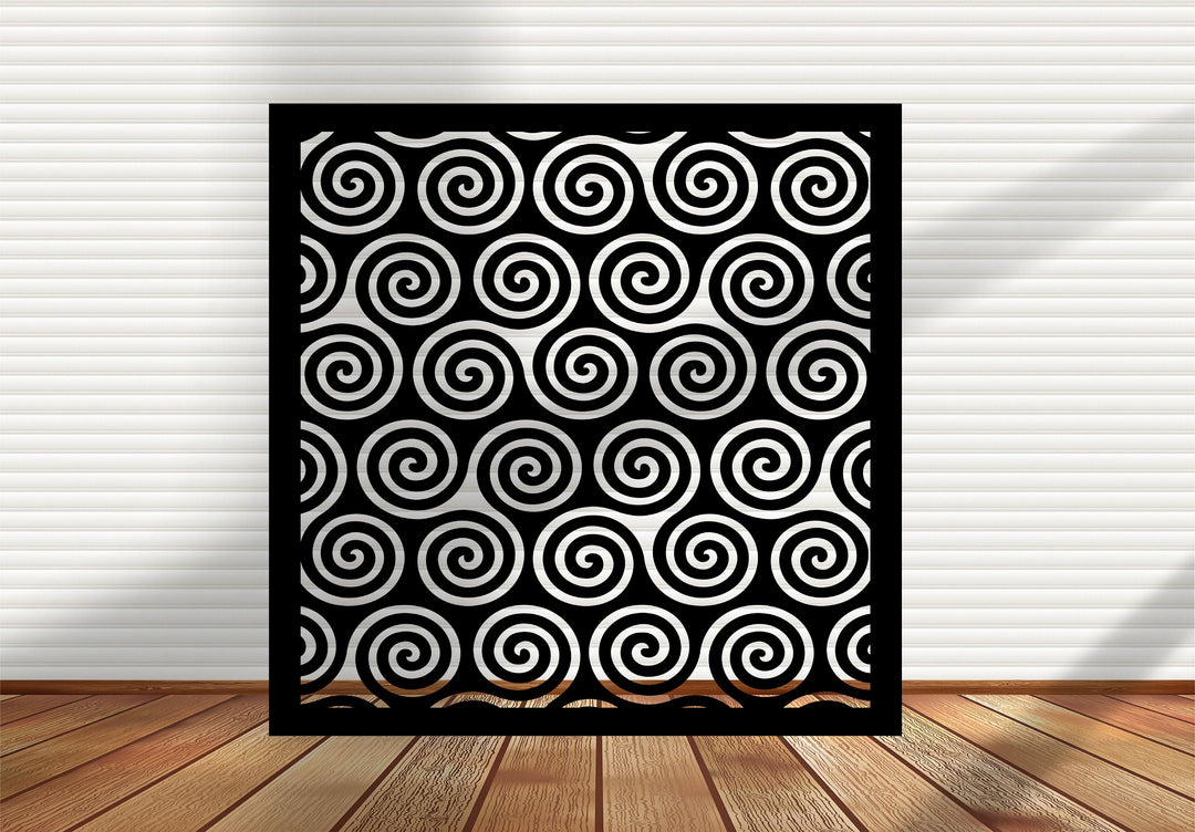 Square Metal Decorative Panel, Indoor & Outdoor - SD4