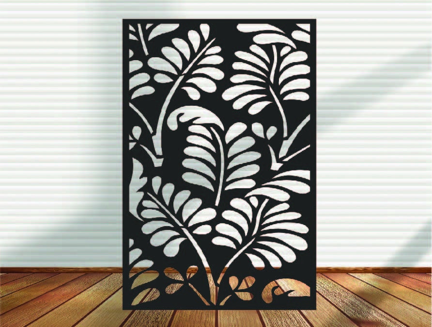 Privacy Decorative Panel, Indoor & Outdoor - Ferns