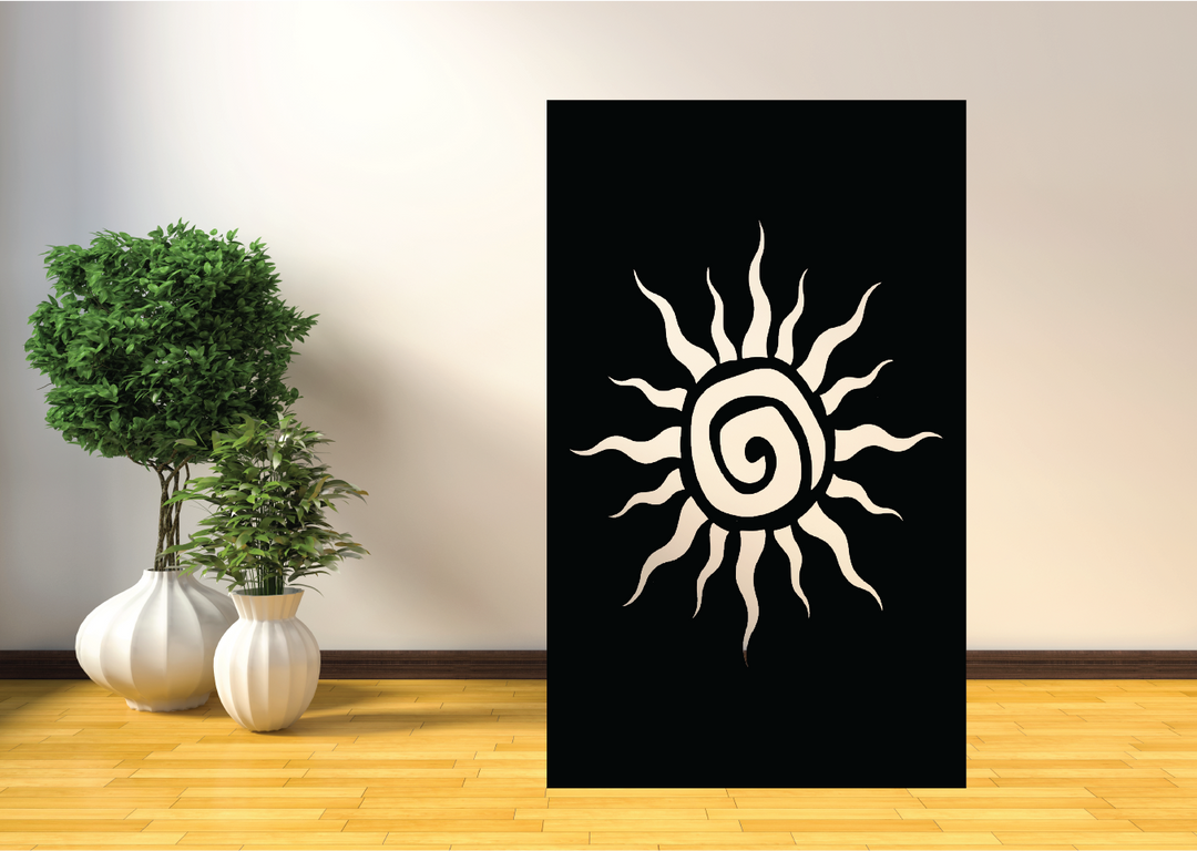 Sun Motif Panel