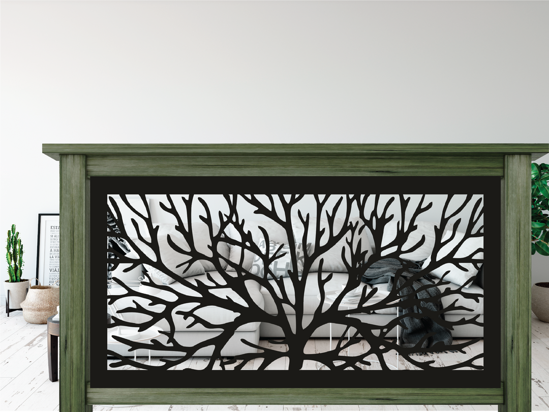 Tree Metal Wall Art, Indoor & Outdoor - LCFG