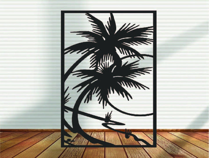 Decorative Panel, Indoor & Outdoor- Palm Tree- A8