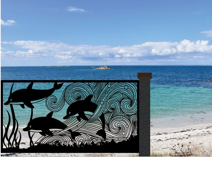 Decorative Marine Life- Dolphin Panel - LVP6